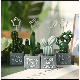 cactus note clip set