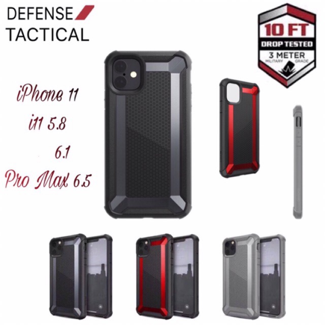 X-doria Defense Tactical เคสกันกระแทก iPhone11 Pro 5.8 / iPhone11 6.1 / iPhone11 Pro Max 6.5