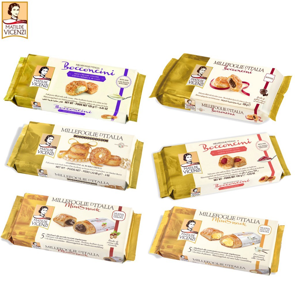 ทุกสูตร มาทิลดี้ วีเซนซี่ พัฟ Matilde Vicenzi Millefoglie D'Italia puff pastry