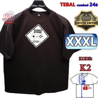 เสื้อยืด พิมพ์ลาย GAMER ZONE BIG SIZE JUMBO Code K2 XXXL