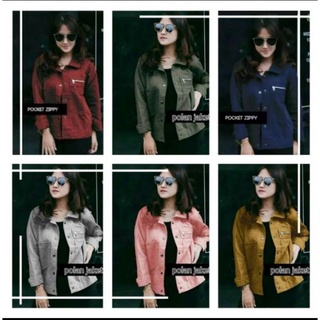 JAKET POLAN WANITA KOREAN STYLE MODEL MASAKINI