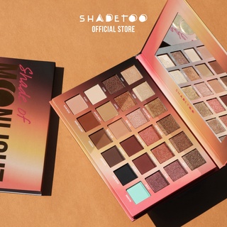 Shade Of Moonlight อายแชโดว์ 24 สี เฉดสีโทนน้ำตาลชมพู ShadeToo - 24 Colors Eyeshadow Palette