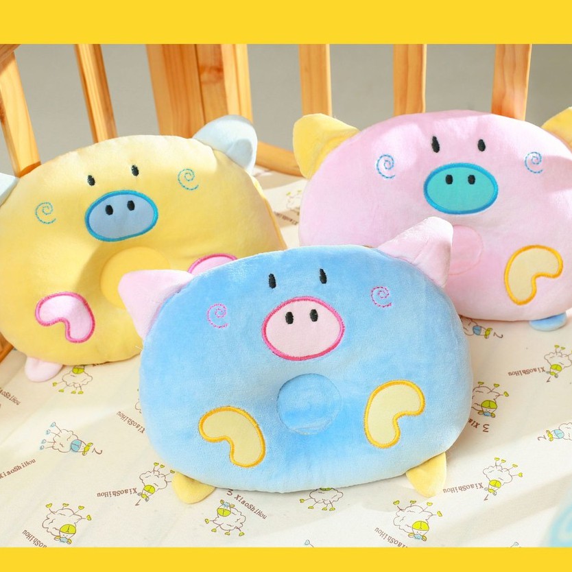 ✨ พร้อมส่ง ✨ หมอนเด็ก หัวทุย หลุม หมู
