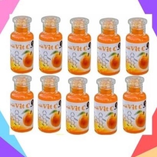 Serum Vit C (10 ขวด ) เซรั่มวิตซี โสมควีน