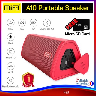 Mifa A10 Bluetooth Speaker ลำโพงบลูทูธพกพา กันน้ำกันฝุ่น มีไมโครโฟนในตัว รับประกันศูนย์ไทย 1 ปี แถมฟรี! Micro SD Card 16 GB