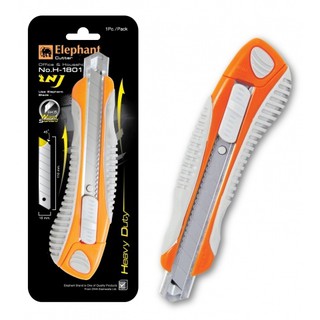 ELEPHANT Cutter Knife H-1801 มีดคัตเตอร์ (45 Degree)