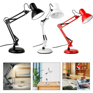 โคมไฟอ่านหนังสือ โคมไฟตั้งโต๊ะ ปรับระดับได้รอบทิศทาง Table Reading Lamp Adjustable E27 MAX 60W