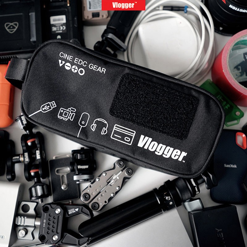 Vlogger Universal Photography Tools Camera Storage Bag กระเป๋าผ้า จัดระเบียบอุปกรณ์กล้องถ่ายรูป ไมโค
