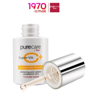 [Outlet] PURE CARE SUPER VIT C PLUS CONCENTRATE ESSENCE 30ml. เอสเซ้นส์ วิตามินซี เข้มข้น ผิวกระจ่างใส ลดจุดด่างดำ