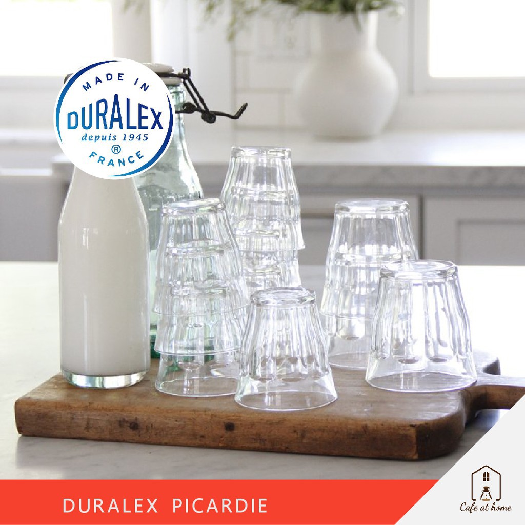 ถ้วยที่สวยหรู Duralex Picardie แก้วน้ำ แก้วกาแฟ คาเฟ่  Duralex เป็นผู้ผลิตแก้วน้ำจากประเทศฝรั่งเศส