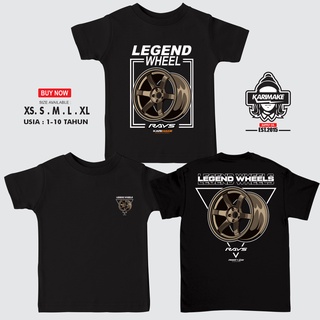 เสื้อยืด พิมพ์ลาย Karimake RAYS TE37 TE 37 LEGEND WHEELS สําหรับผู้ชายS-5XL