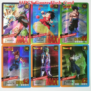 55cs Set Suer Dragon Ball Z Fight Heroes Battle Card Ultra Tinct Goku Vegeta Game Collection Cards Shopee Thailand