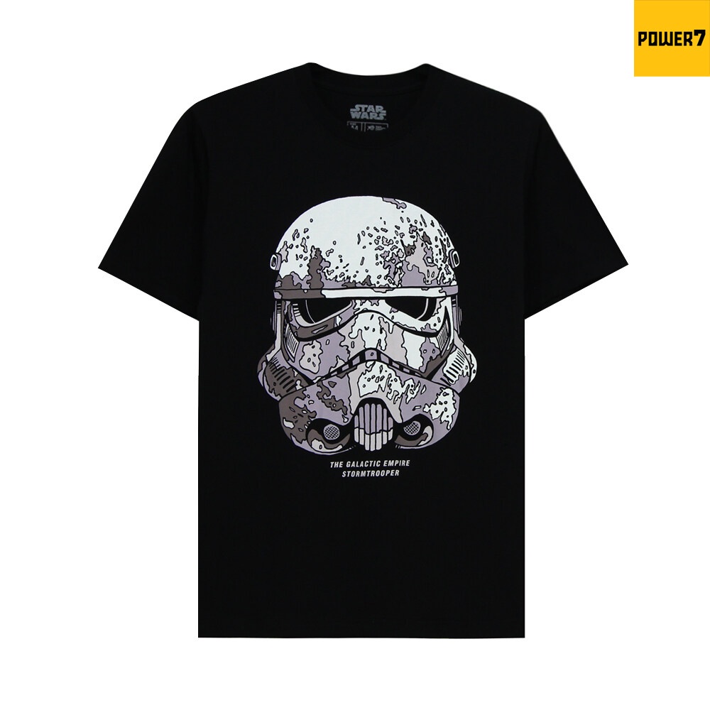Power 7 shop สตาร์ วอร์ส เสื้อยืดสตาร์ วอร์ส Star Wars การ์ตูนลิขสิทธิ์แท้ รุ่น 0420-749