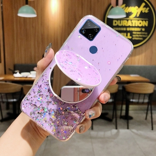 เคสโทรศัพท์ Realme Narzo 30A 4/64GB Narzo 20 Pro New Casing Case Fashion Makeup Mirror Stand Phone Softcase Silicone Clear Cover เคส Realme Narzo 20Pro