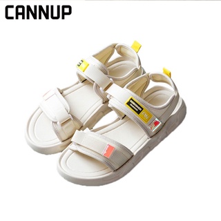 CANNUP 2023ใหม่ รองเท้าแตะผู้หญิง Velcro นุ่มและสะดวกสบายสําหรับผู้หญิง รองเท้าแตะแฟชั่น นิ่มมาก รองเท้าแตะ พื้นนิ่มหนานุ่มใส่สบายไม่กัดเท้า