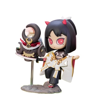 ของแท้ Onmyoji Blind Box Series Hand-made อะนิเมะเกมขนาดเล็ก Hand-made น่ารัก 2 มิติปีศาจมีด Ji Big Tengu