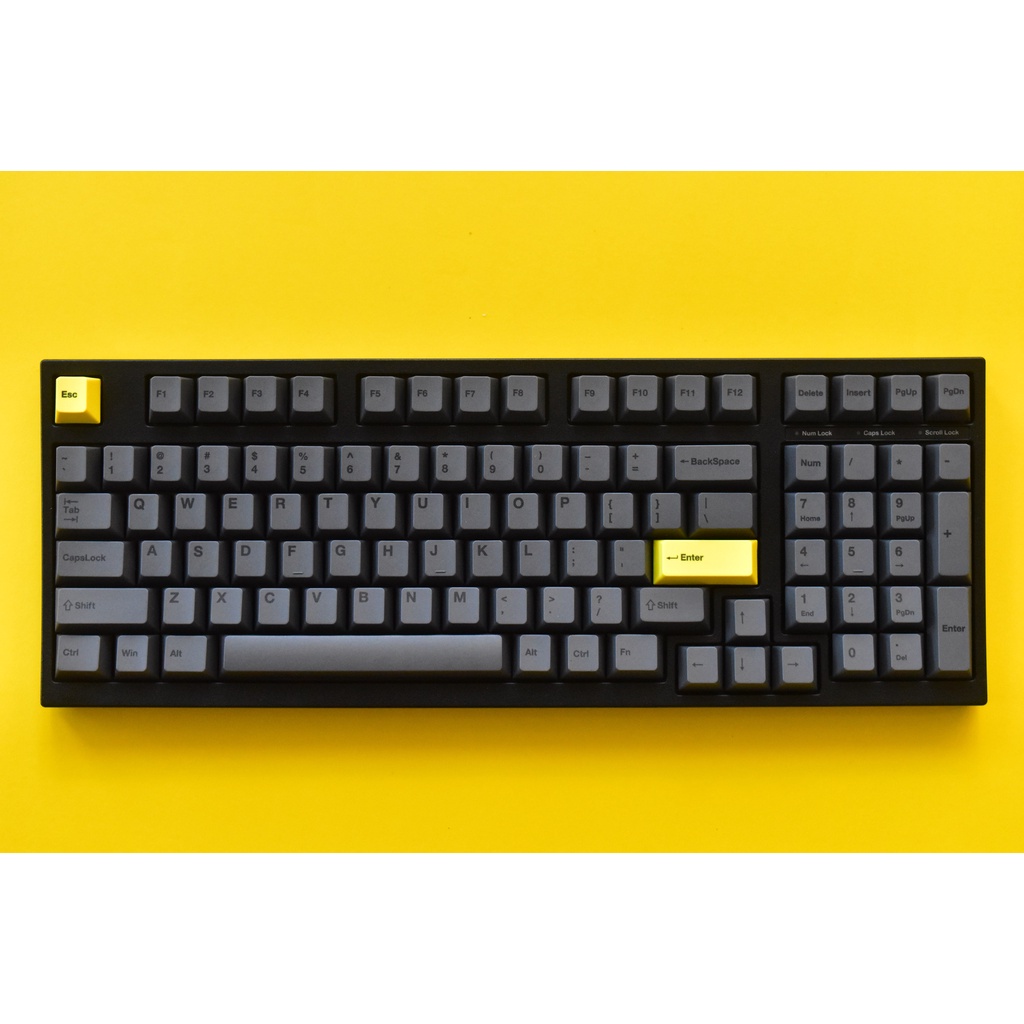 (พร้อมส่งในไทย) KBDfans PBT Keycap Carbon Ink Black 151 Keys / KBDfans PBT DYE-SUB สัมผัสดี สวยมาก ใ