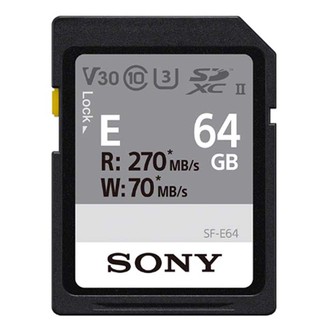 การ์ดหน่วยความจำกล้อง Sony SD 64G SF-E64 ความเร็วสูง 4K