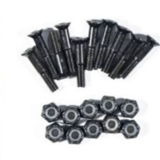 Hardware Skateboard 1" น็อตสเก็ต​บอร์ดยึดทรัค ​ขนาด​ 1นิ้ว สีดำ (1ถุง มี 10 ตัว)​ มีสินค้าพร้อมส่ง
