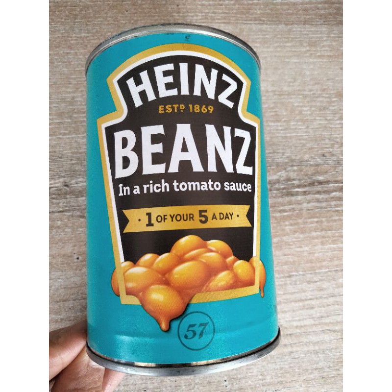 Heinz  Baked Beans  And Tomato Sauce ซอสถั่ว ผสม มะเขือเทศ ไฮนซ์ 415g
