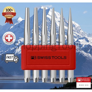 PB Swiss Tools เหล็กส่งชุด ก้านเตเปอร์ รุ่น PB 735 BL เบอร์ 1.5-6 มม. (6 ตัว/ชุด) ของแท้ 100%