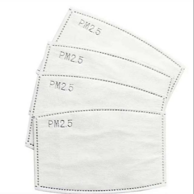 พร้อมส่ง‼️แผ่นกรอง pm2.5 แผ่นกรองคาร์บอน 5 ชั้น N95 มีของเด็กและผู้ใหญ่