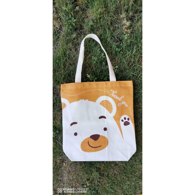 Felis​ Linn​ Brown​ Bear​ Bag​ w12h13bottom3inches