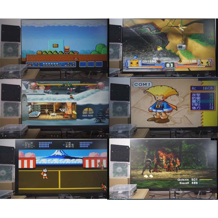 เครื่องเกม GAME BOX PLUS --ลงเกมให้พร้อมเล่นเซฟได้ตลอด--ใส่สูตร action replay ได้-- จอยไร้สาย 2 จอย