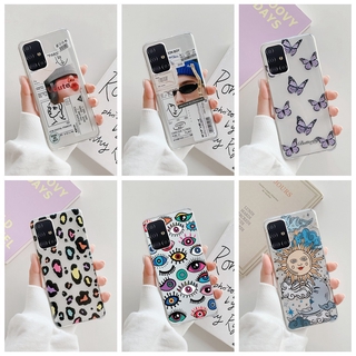 เคสโทรศัพท์ซิลิโคน Tpu สําหรับ Samsung Galaxy A21S A71 A51 A01 A11