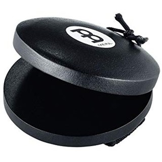 Meinl Percussion CRC1BK Cajon Ring Castanet, Black กรับไม้ใส่มือ