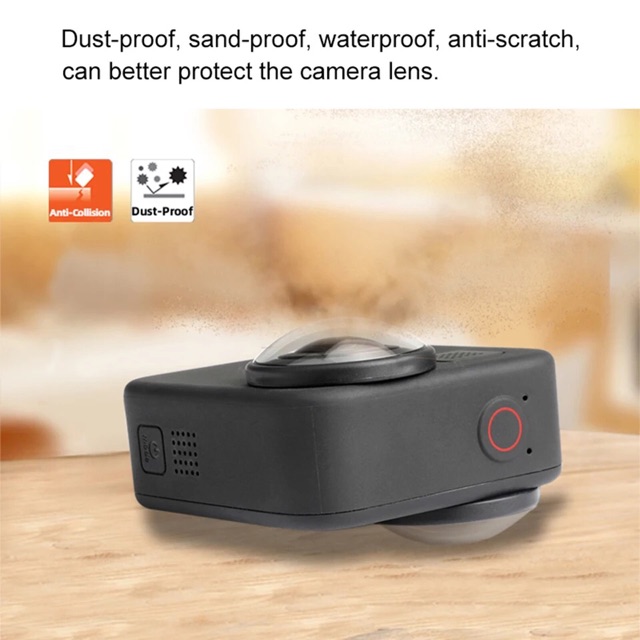 PULUZ Acrylic Protective Lens Cover for GoPro Max Camera Lens cap ฝาครอบเลนส์ Gopro Max 2 ชิ้น