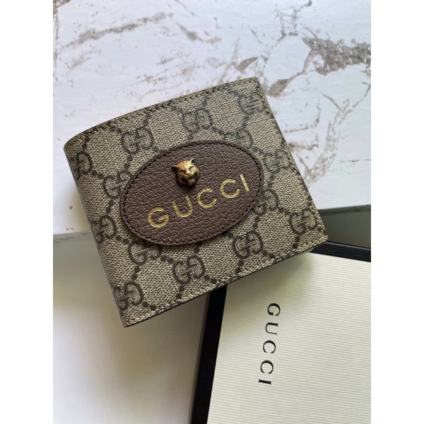 ของแท้ 💯 ส่งฟรี ❗ Gucci Neo Vintage GG Supreme wallet