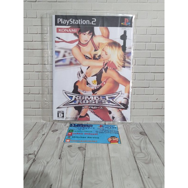 แผ่น Cd DVD Cassette ORIGINAL PS2 Rumble Roses Jpn ภาษาญี่ปุ่น