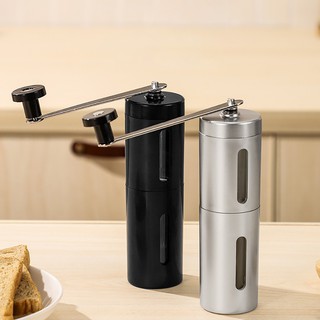 เครื่องบดกาแฟ บดกาแฟมือหมุน เครื่องบดเมล็ดกาแฟมือหมุน แสตนเลส Stainless Steel Hand Coffee Grinder