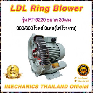 ริงโบลเวอร์ LDL RT Series รุ่น RT-9220 ขนาด 30แรง 3เฟส(ไฟโรงงาน)