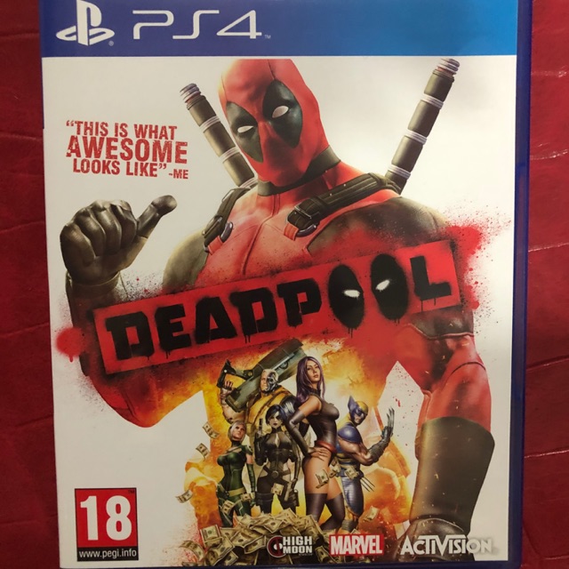 แผ่นเกมส์ Ps4 เกมส์ Deadpool