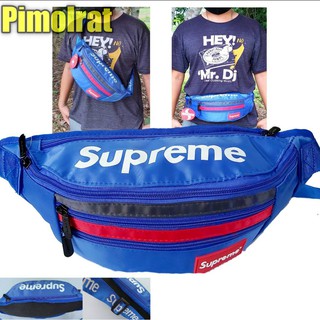 กระเป๋าสะพายข้างและคาดอกsupreme//pim60