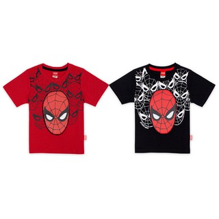 Marvel Boy T-shirt Spider-Man เสื้อยืดเด็ก สไปรเดอร์แมน สินค้าลิขสิทธ์แท้100% characters studio