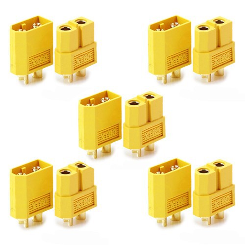 ปลั๊กขั้ว XT-60 Connectors RC พร้อมส่งมีทั้งตัวเมีย และตัวผู้ XT60 พร้อมส่งด่วนๆ