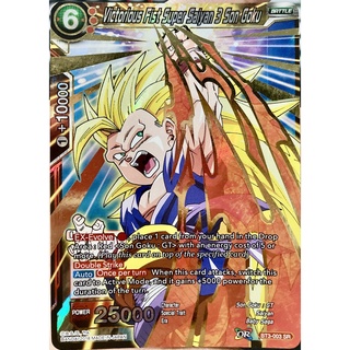 [ของแท้] Victorious Fist Super Saiyan 3 Son Goku (SR) BT3-003 การ์ดดราก้อนบอล Dragon Ball Super Card Game