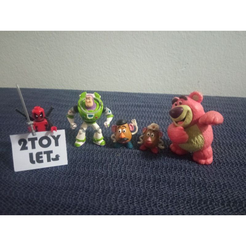 ตุ๊กตากาชาปอง Toy story ลิขสิทธิ์แท้Disney Buzz lightyear,Lotso,Mr.&amp;Mrs. potato head