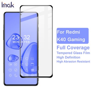 imak Redmi K40 Gaming ฟิล์มกระจกนิรภัยกันรอยหน้าจอ 9D HD ป้องกันแสงสีฟ้า Full Coverage Tempered Glass Film