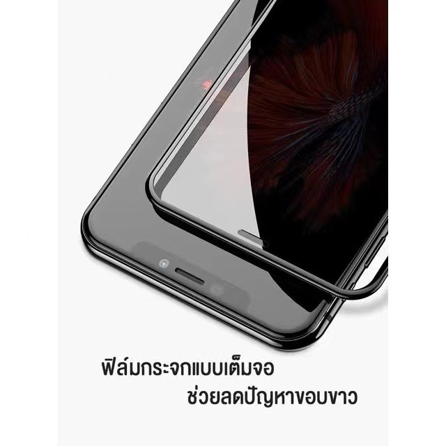 ฟิล์มกระจก สำหรับ iPhone แบบเต็มจอ 9Dของแท้ ทุกรุ่น! 14 pro max 13 12 Pro Max |14 plus/11 pro max/XS Max/XR/8/7/6 plus #8