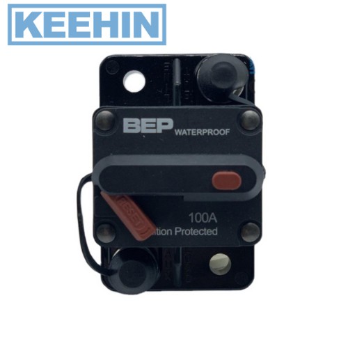 BEP เบรกเกอร์กันดูด แบบลอย 100A BEP Circuit Breaker H/D Reset Surf Mnt 100A