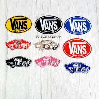 🎸ตัวรีดติดเสื้อ อาร์มติดเสื้อ ลายVANS 📮 มีเก็บปลายทาง