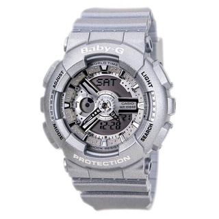 Casio Baby-G สายเรซิ่น รุ่น BA-110-8ADR - Grey