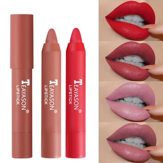 ลิปสติก เนื้อแมตต์กํามะหยี่ 12 สี กันน้ํา ติดทนนาน สีนู้ด ติดบนแก้ว ลิปทินท์ ปากกาแต่งหน้า เครื่องมือแต่งหน้าประจําวัน