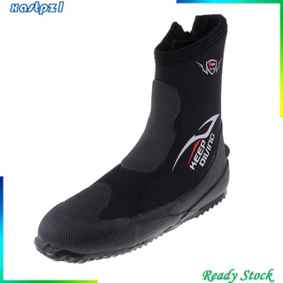 Wetsuits Neoprene 5mm Hi Cut Zipper Boot Snorkeling Diving Boots