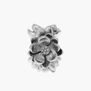 Moress Lotus Silver Spacer สเปซเซอร์ดอกบัว