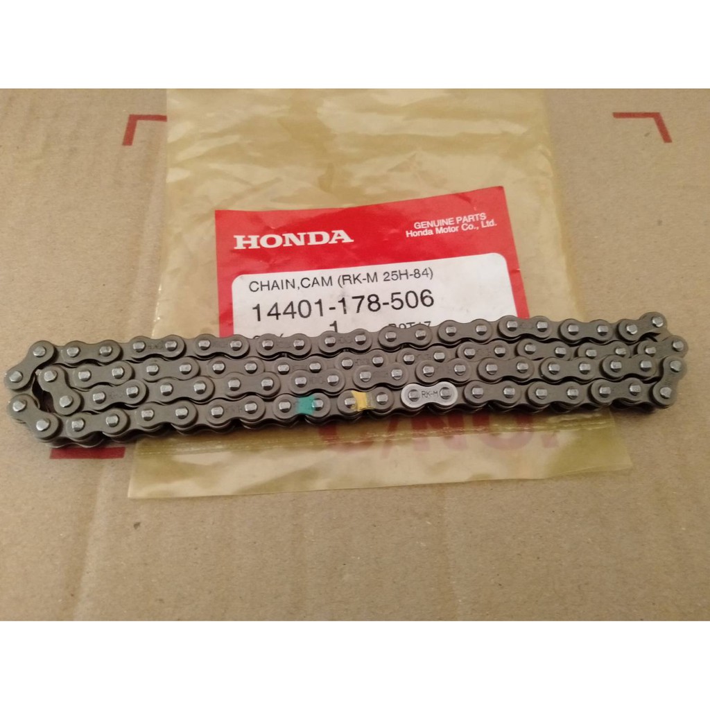 โซ่ราวลิ้น ของแท้เบิกศูนย์ HONDA 84ข้อ Honda ดรีม100 ดรีมคุรุสภา ดรีมตูดเป็ด ดรีม-นิว รหัสอะไหล่ 14401-178-50
